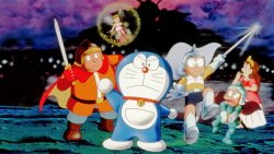 Doraemon Movie 15: Nobita và Ba chàng hiệp sĩ mộng mơ (Nobita to Mugen Sankenshi / Nobita's Three Visionary Swordsmen)